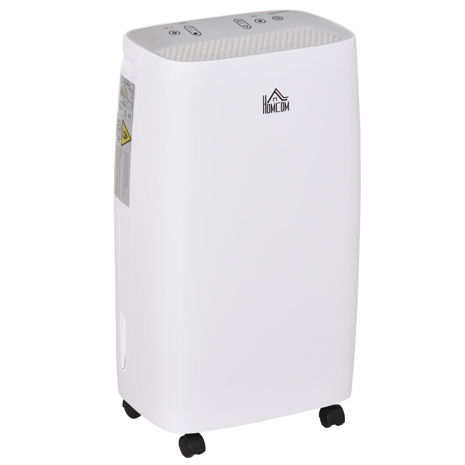 12l Per Day 2500ml Dehumidifier With 24h Timer And 2 Speed
