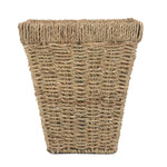 Seagrass Square Waste Paper Basket Bin