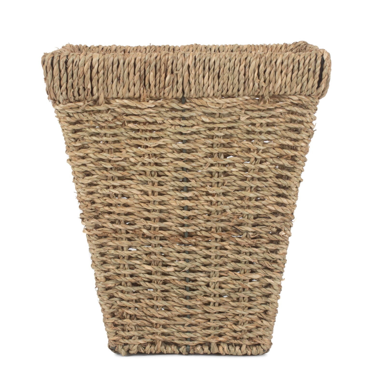 Seagrass Square Waste Paper Basket Bin