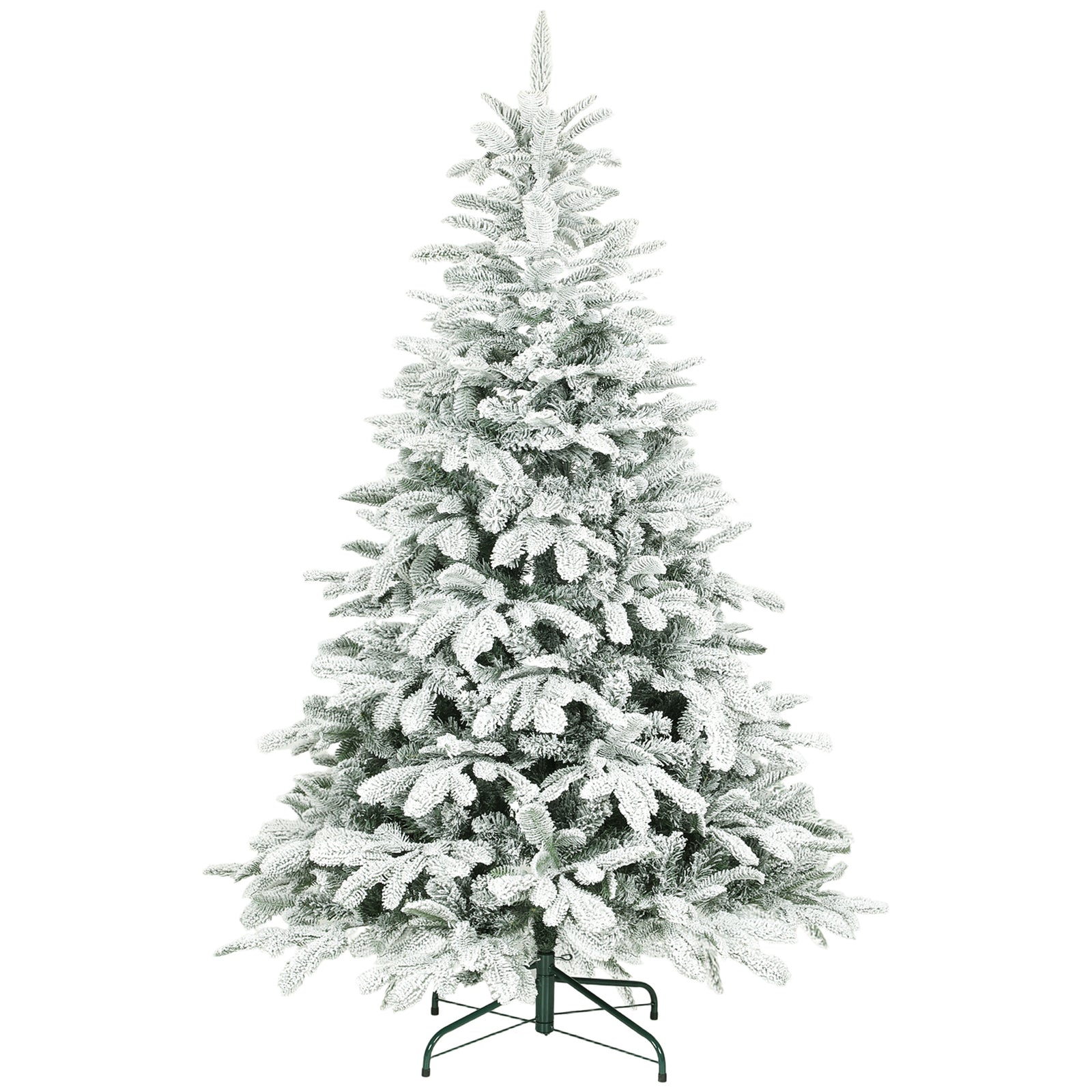 Artificial Christmas Tree, Hinged Xmas Tree | 6ft | Green
