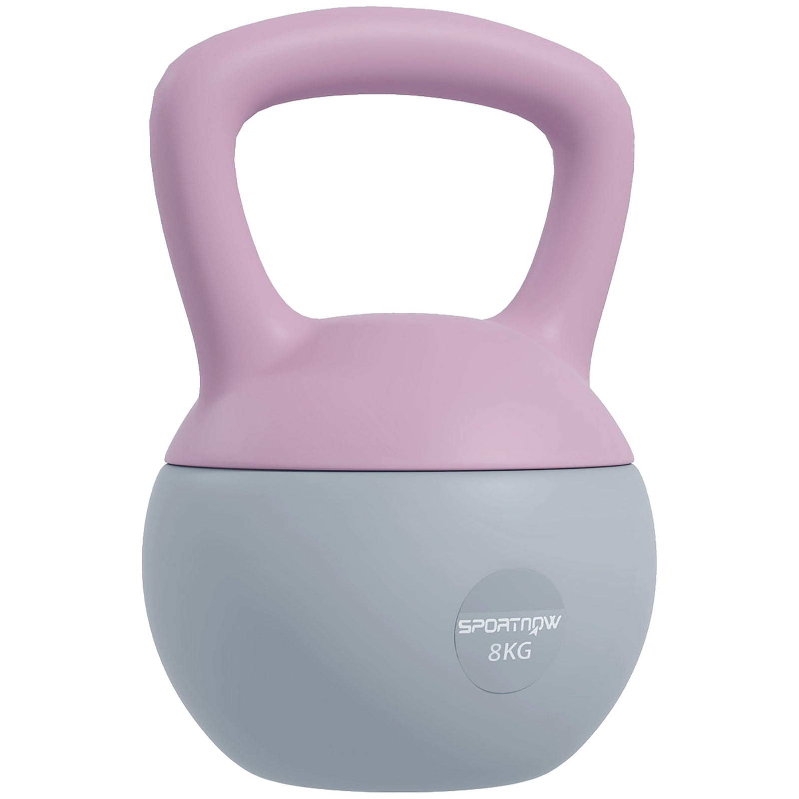 Soft Kettlebell, With Non-slip Handle,for Home Gym Strength | 8kg | Lilac