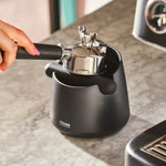 Espresso Knock Box - Plastic Coffee Grounds Bin | Regular | Black
