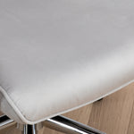 Tufted Swivel Computer Chair W/ Arm | Dove Gray