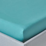 Egyptian Cotton Deep Fitted Sheet 200 Tc | Single | Teal
