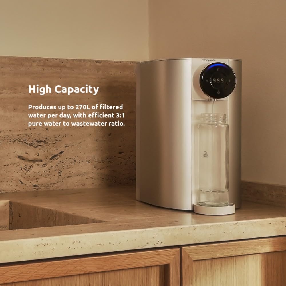 Tappwater Countertop Reverse Osmosis Water Filter, Instant Cool & Hot Water Dispenser