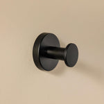 Towel Hook, Robe & Coat Hook Matt Black, Hidden Fixings, Start Collection