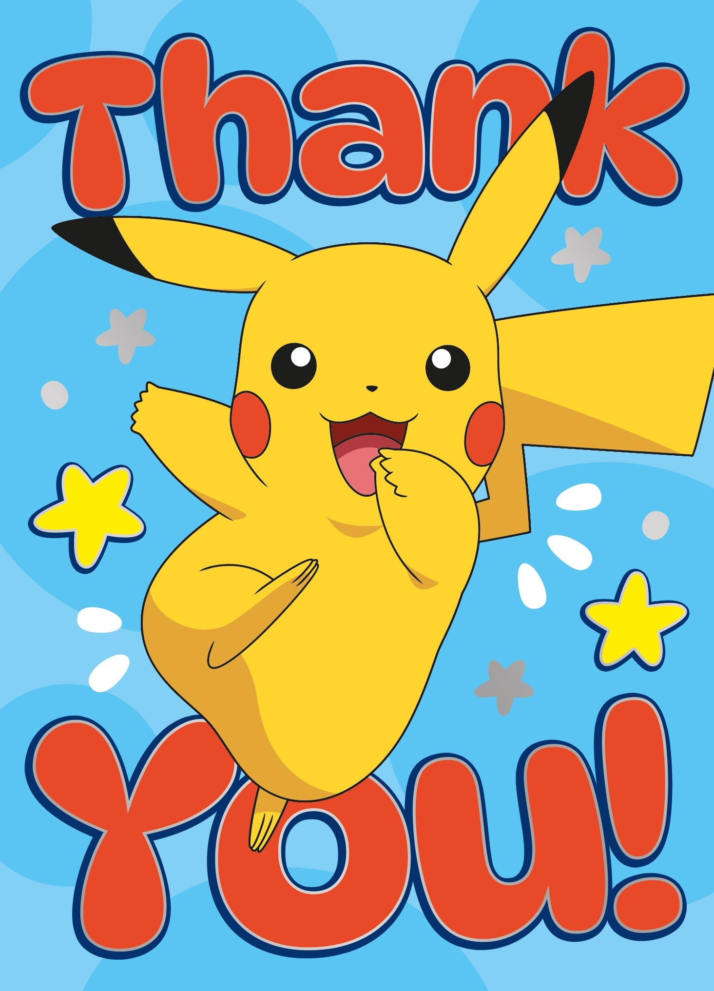 Pokemon Thank You Card Official Product