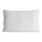 Bamboo Fiber Fabric Shredded Memory Foam Adjustable Medium Bed Pillows | Queen