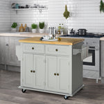 Microwave Island With Storage, Drawers