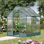 Walk-in Polycarbonate Greenhouse - 6x6ft