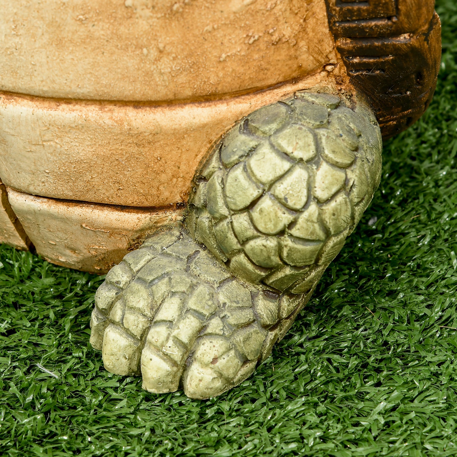 2 Tortoises Garden Statue With Solar Light, Outdoor Decor
