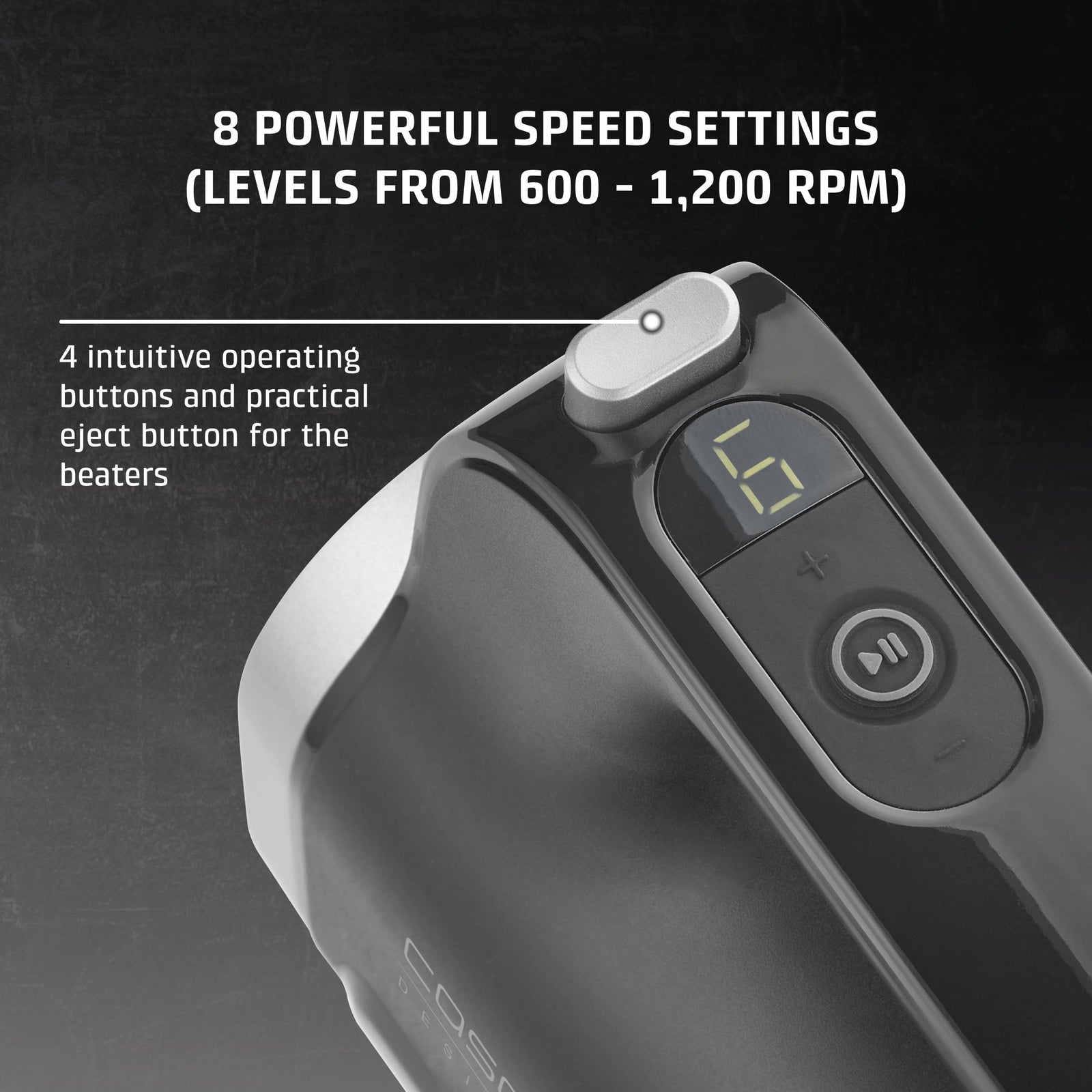 CASO Design Click & Mix Cordless Hand Mixer