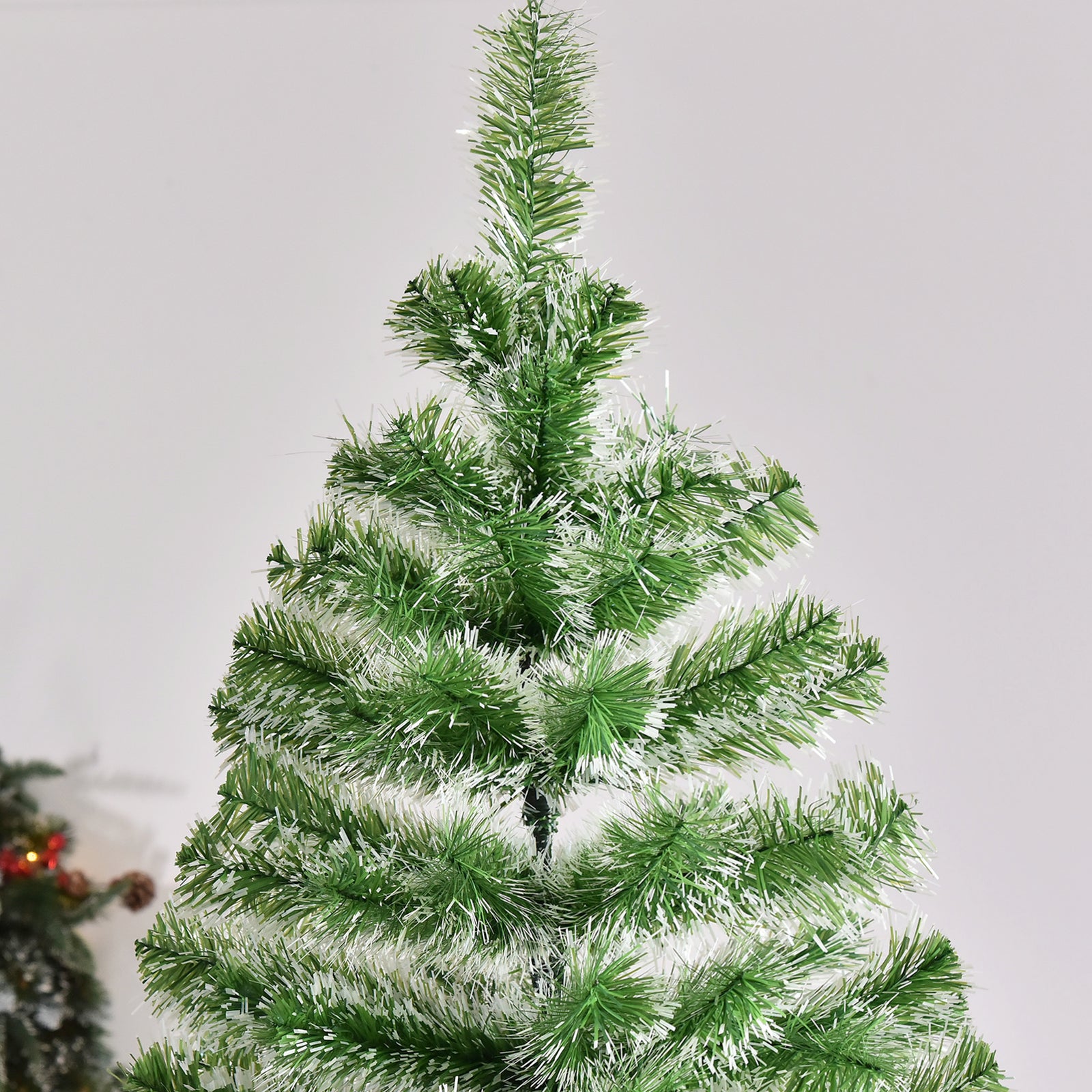 7ft Home Decoration Artificial Christmas Tree Xmas Gift Metal Stand | 7ft | Green
