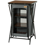 Camping Cupboard Aluminium Foldable Kitchen Station W/ Bag