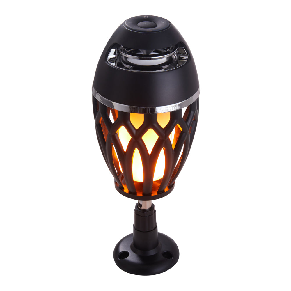 Portable Flame Lamp Speaker With Dual Mounting Modes And Long-lasting Battery Life