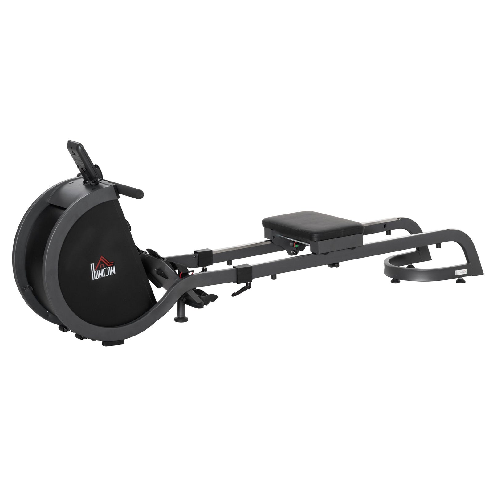 16-level Resistance Rowing Machine With Digital Monitor | Black
