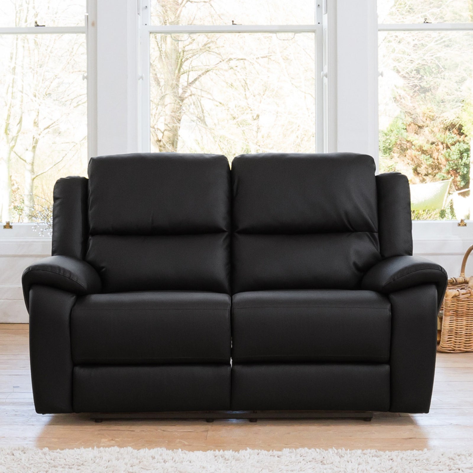 Brookhaven 2 Seat Electric Recliner Sofa | 2 | Black