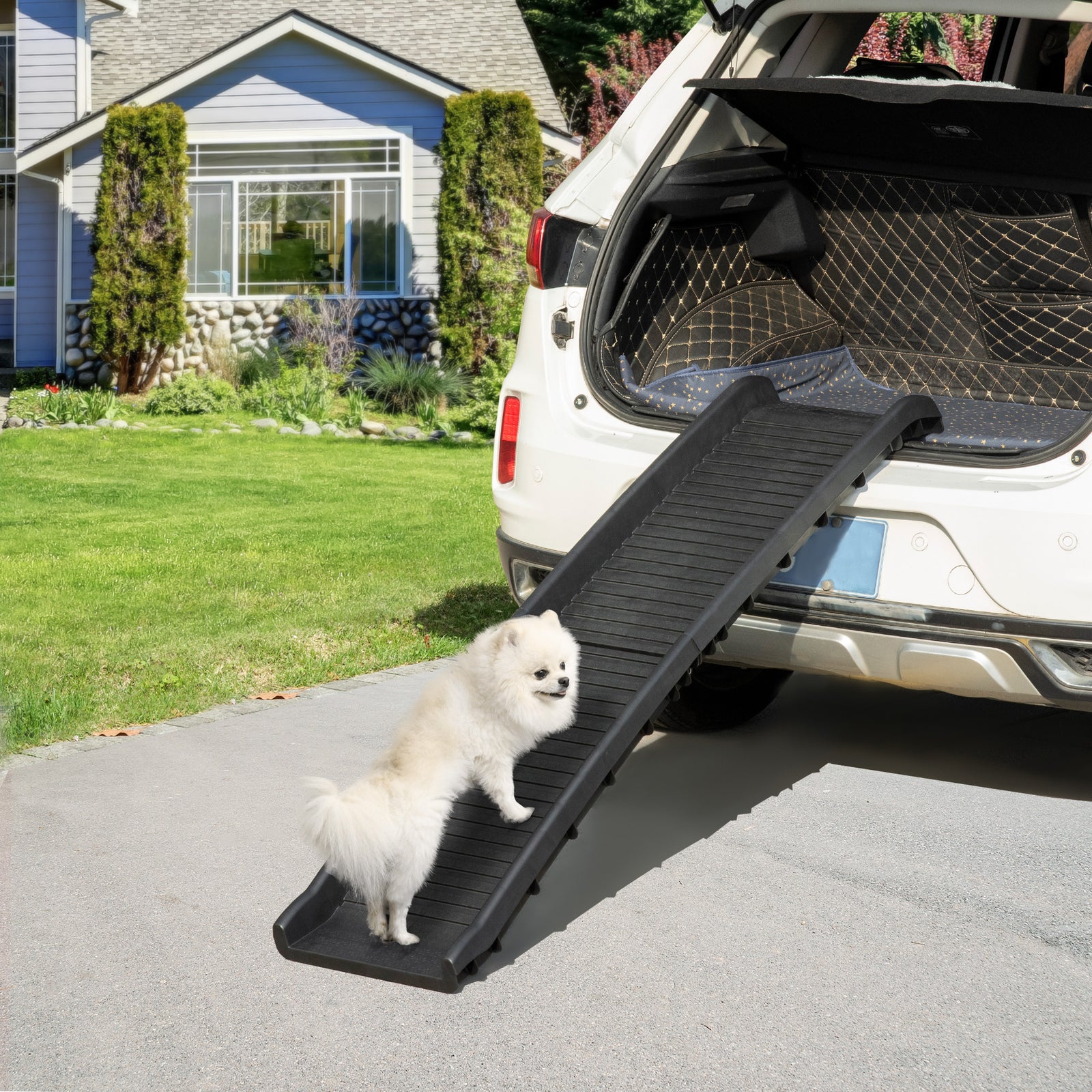 PawHut Pawhut Foldable Pet Ramp Dog Ramp For Cars, Truck, Suv