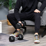 2x8kg Rubber Hex Dumbbells For Home Gym | Black