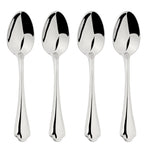 Cutlery 18/8 Stainless Steel Tea Spoon 4pc Set Alhambra | Set-of-4 | Silver
