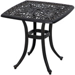 Cast Aluminium Bistro Table W/ Umbrella Hole | Bronze