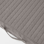 Cotton Orthopaedic Foam Armchair Booster Cushion | 50cm x 50cm | Charcoal Grey