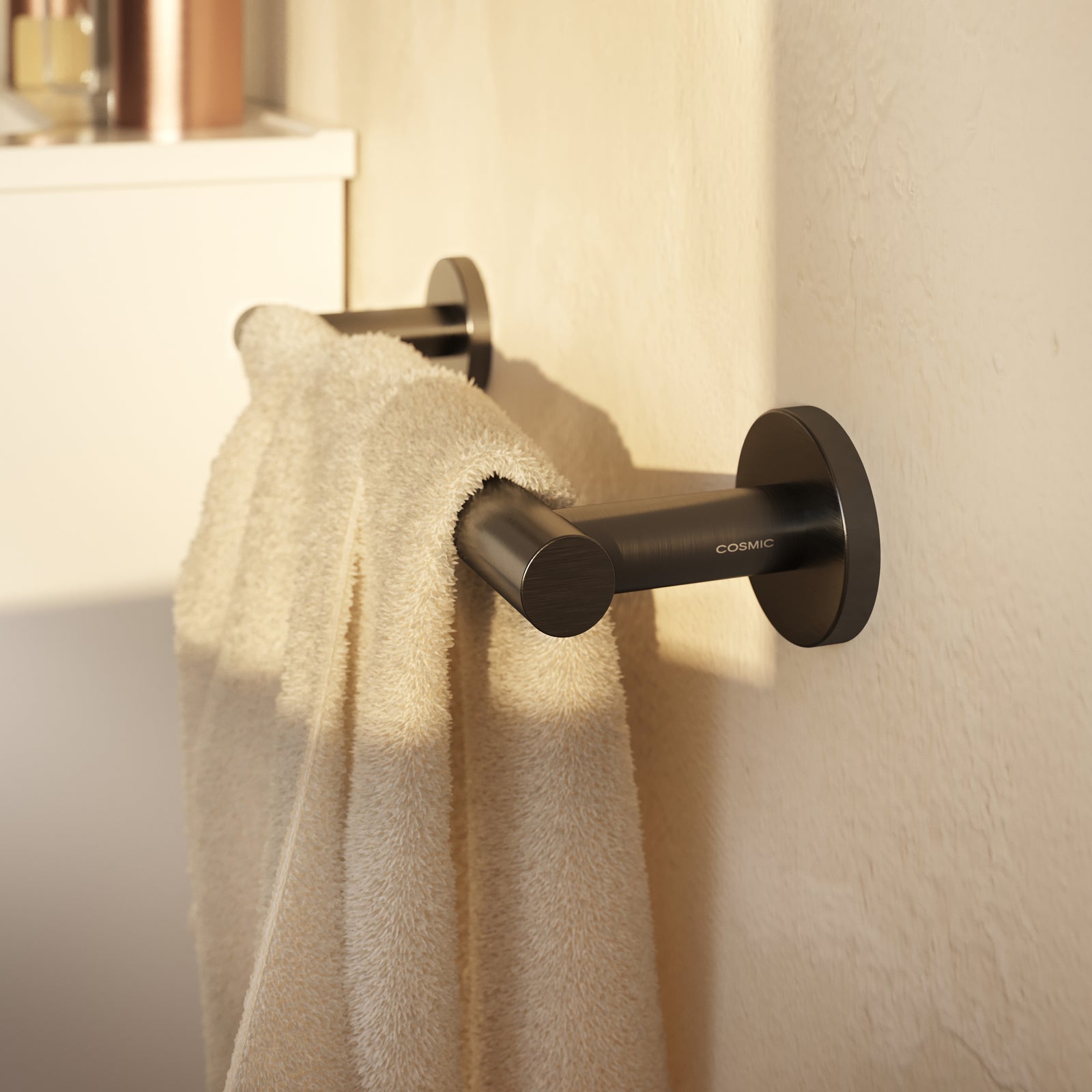 Towel Rail Brushed Black Pvd Architect Sp (30cm)
