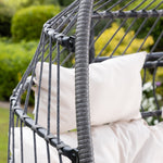Burford Swinging Double Garden Seat | Cream