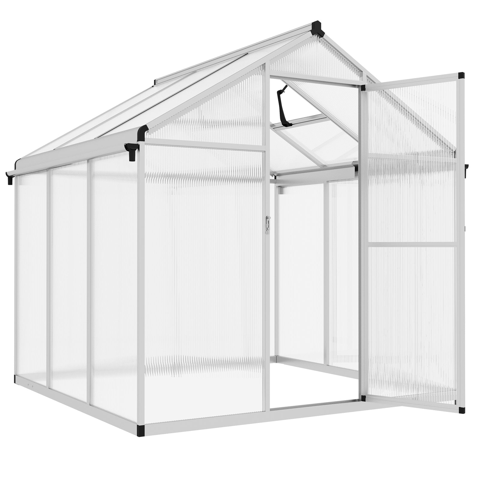 Aluminium Greenhouse With Door And Window