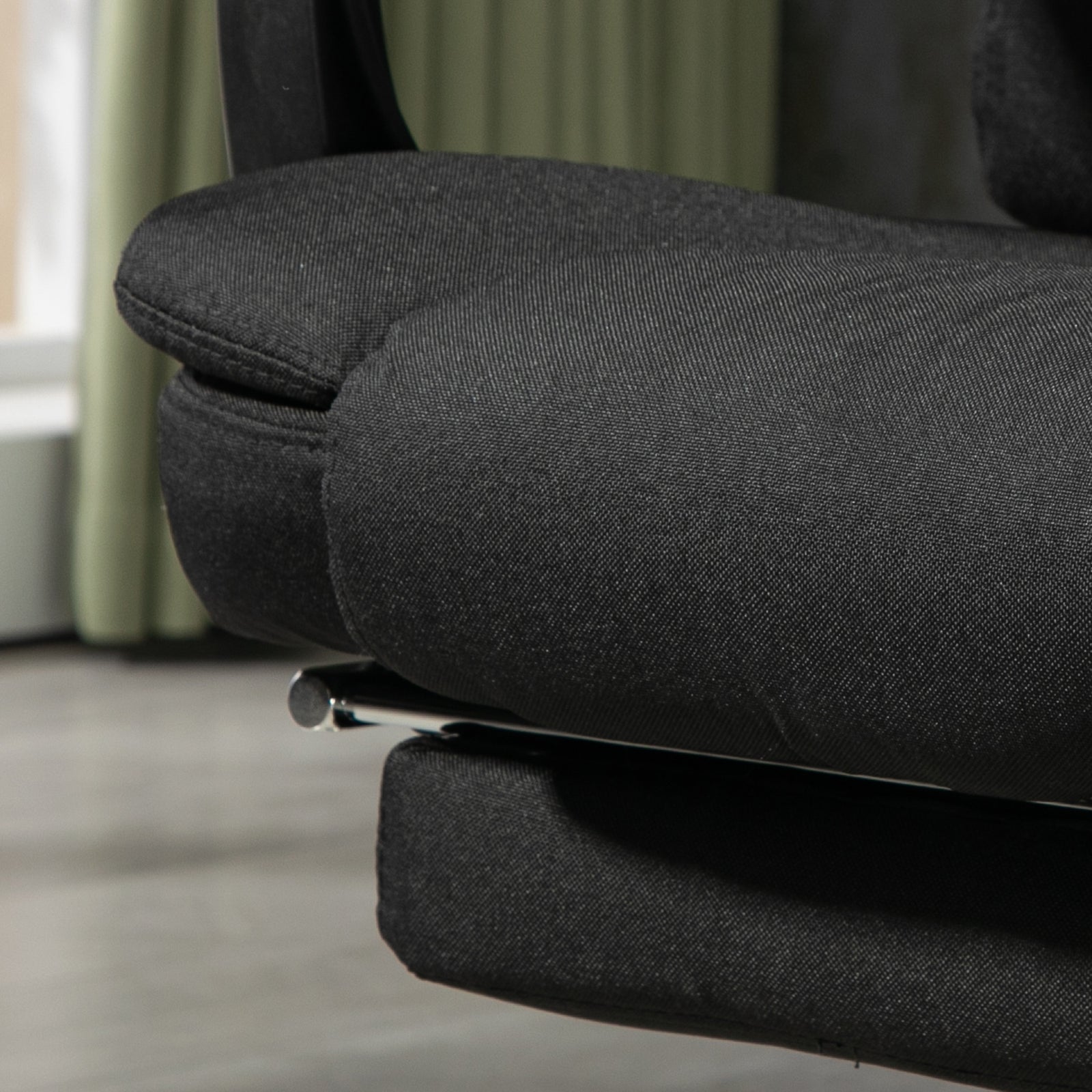 Vintage Heated Massage Office Chair | Black