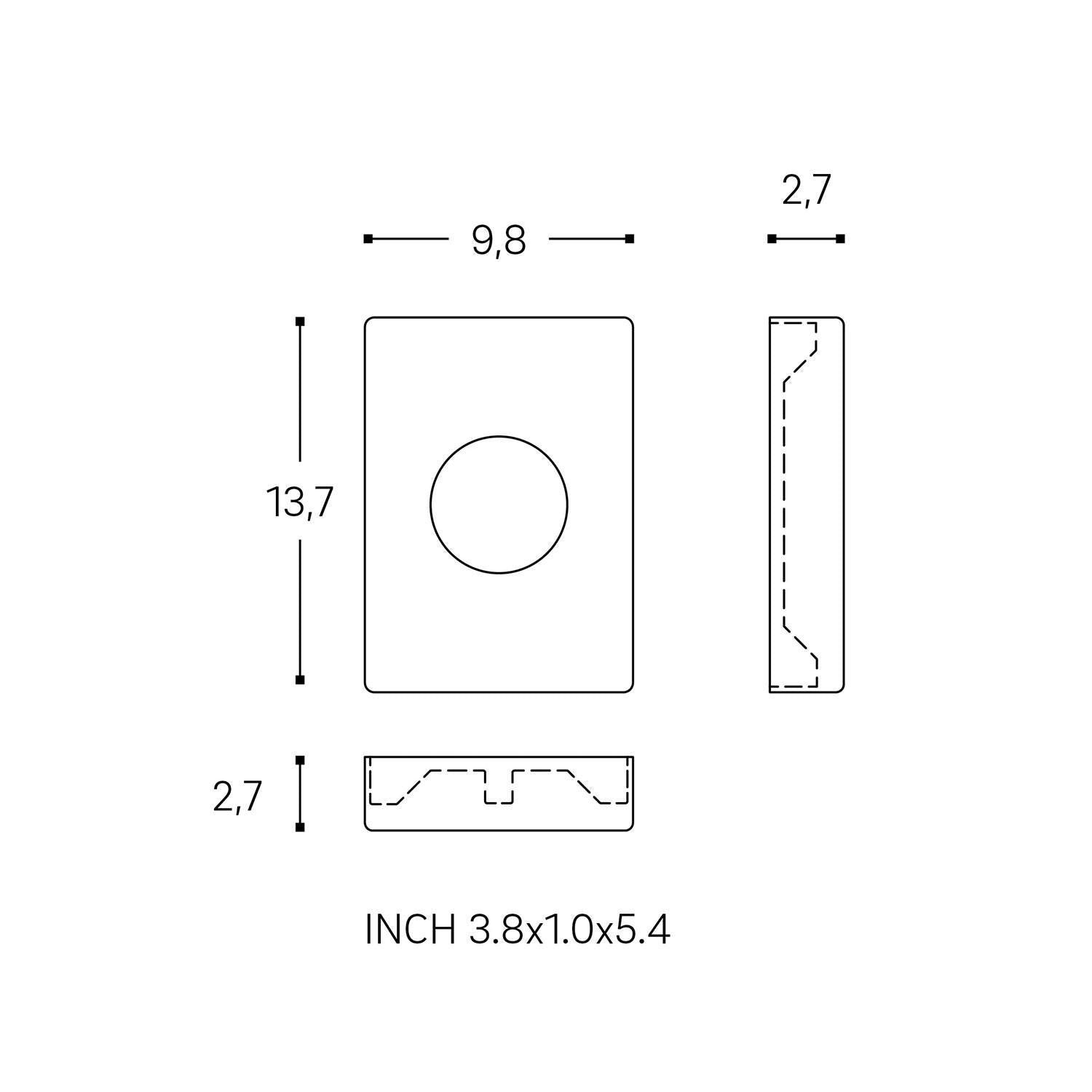 Hygienic Plastic Bags Dispenser Chrome Architect