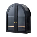 Arched Wall Cabinet With Adjustable Shelf