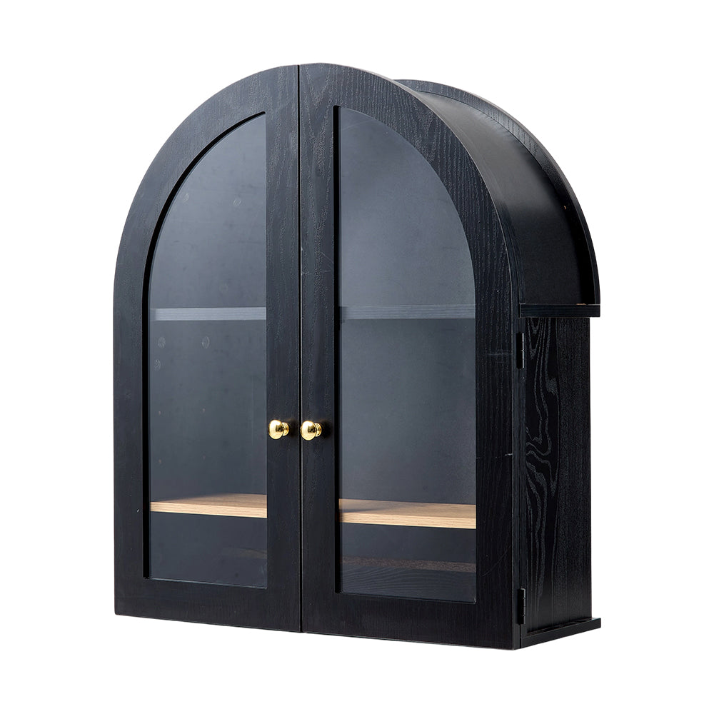 Arched Wall Cabinet With Adjustable Shelf