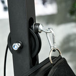 Pull Up Bar Stand Power Cage With Adjustable Seat | Black