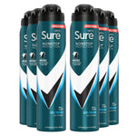 Men Antiperspirant 72h Nonstop Protection Invisible Ice Advance Deo, 6pk, 250ml | 6
