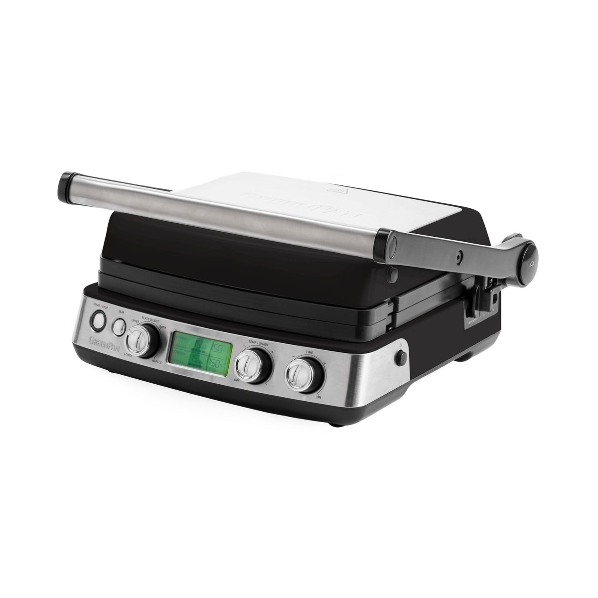 Elite 6-in-1 Contact Grill, Pfas-free Ceramic Non-stick, Adjustable Temperature | Black