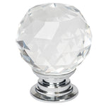 Fineway 10 Pack Crystal Drawer Handles Glass Knobs Cabinet Wardrobe Furniture
