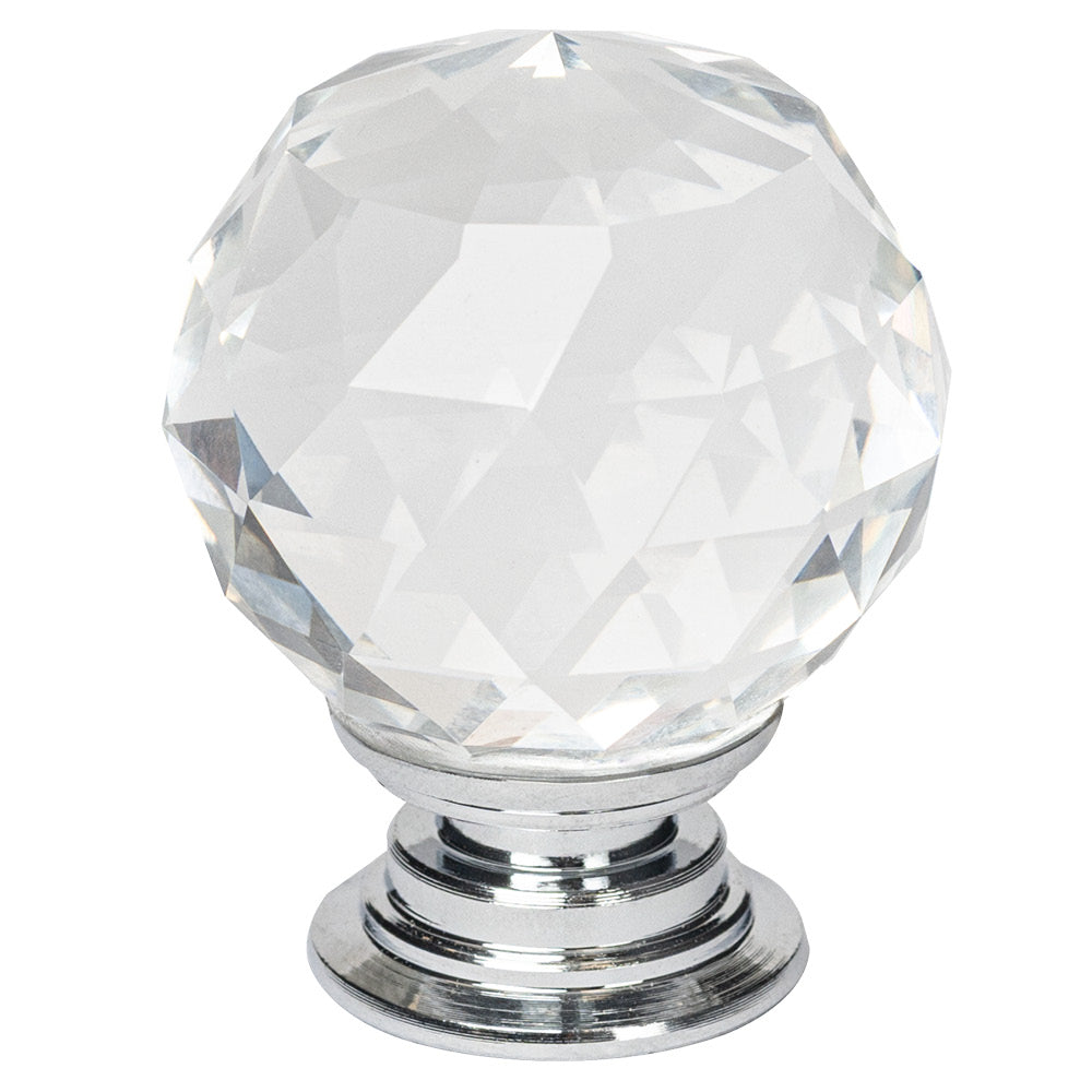 Fineway 10 Pack Crystal Drawer Handles Glass Knobs Cabinet Wardrobe Furniture