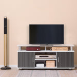 Tv Cabinet Stand Entertainment Media Black | White