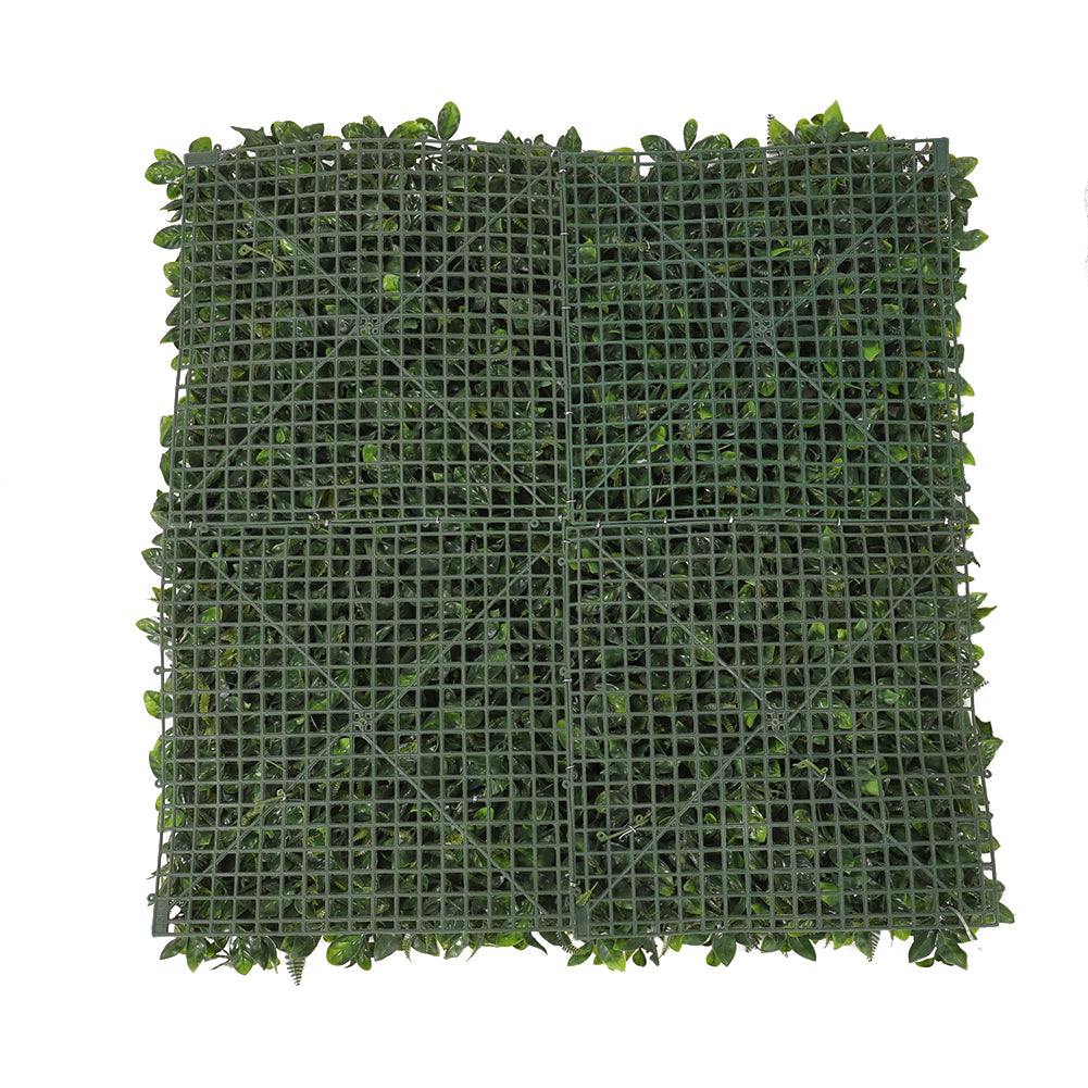 Artificial Plant Hedge Greenery Wall Panel With Assorted Foliage