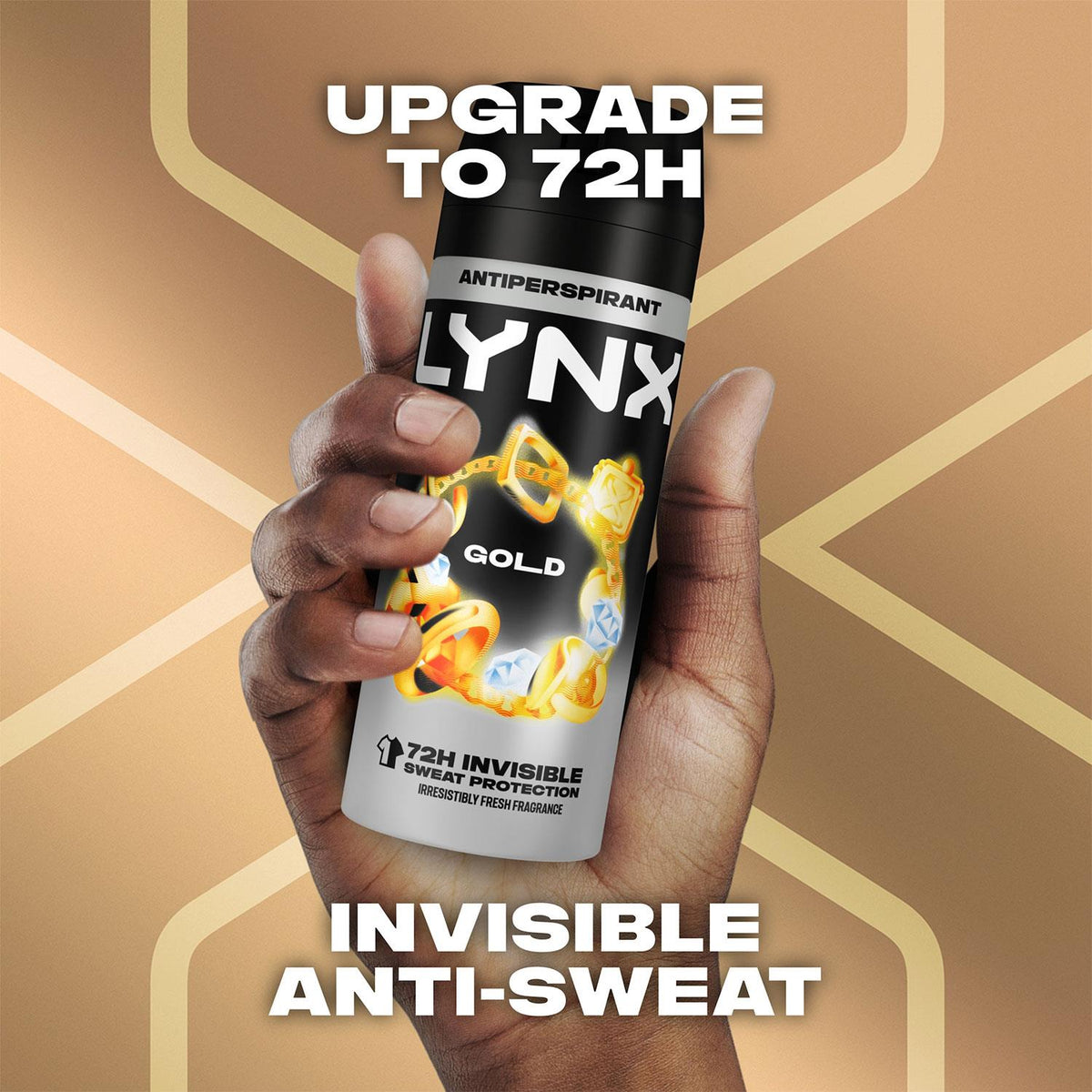 Anti-perspirant Deodorant Body Spray Gold 72h Anti White Marks 150ml | Set of 24