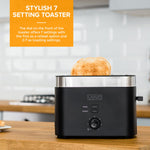 Sirius 2 Slice Toaster | Black