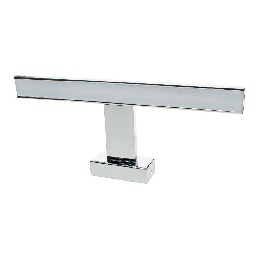Shine Chrome Led 7w Wall Lamp Stylish Polished Chrome Light With Ip44 Rating Perfect For Mounting Above A Bathroom Mirror