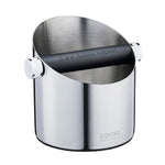 Steel Espresso Knock Box - Coffee Grounds Bin | Silver