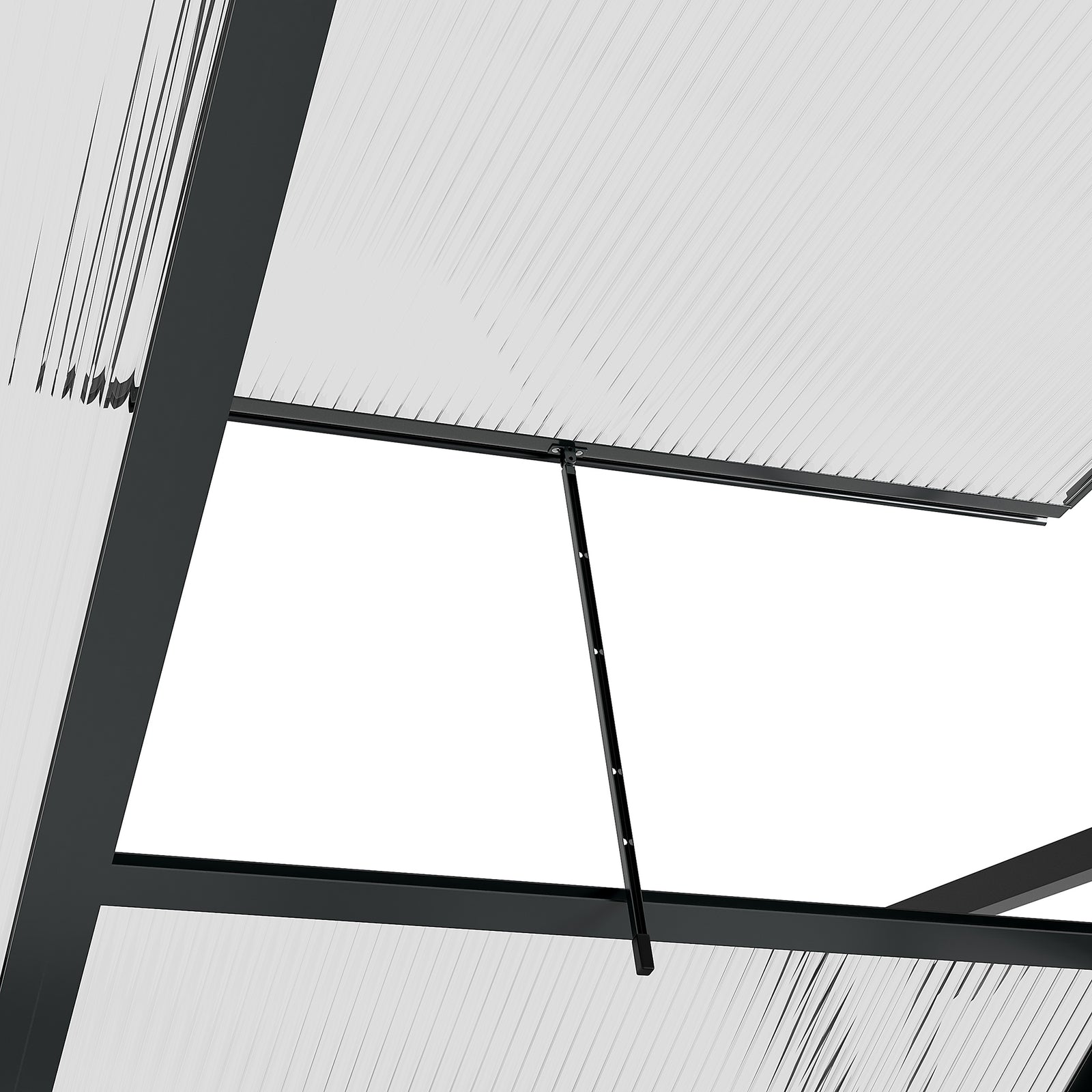 Polycarbonate Walk-in Greenhouse 6x4ft