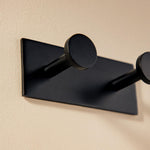 Double Towel Hook, Robe Hook, Self-adhesive, Chrome, Stick Collection