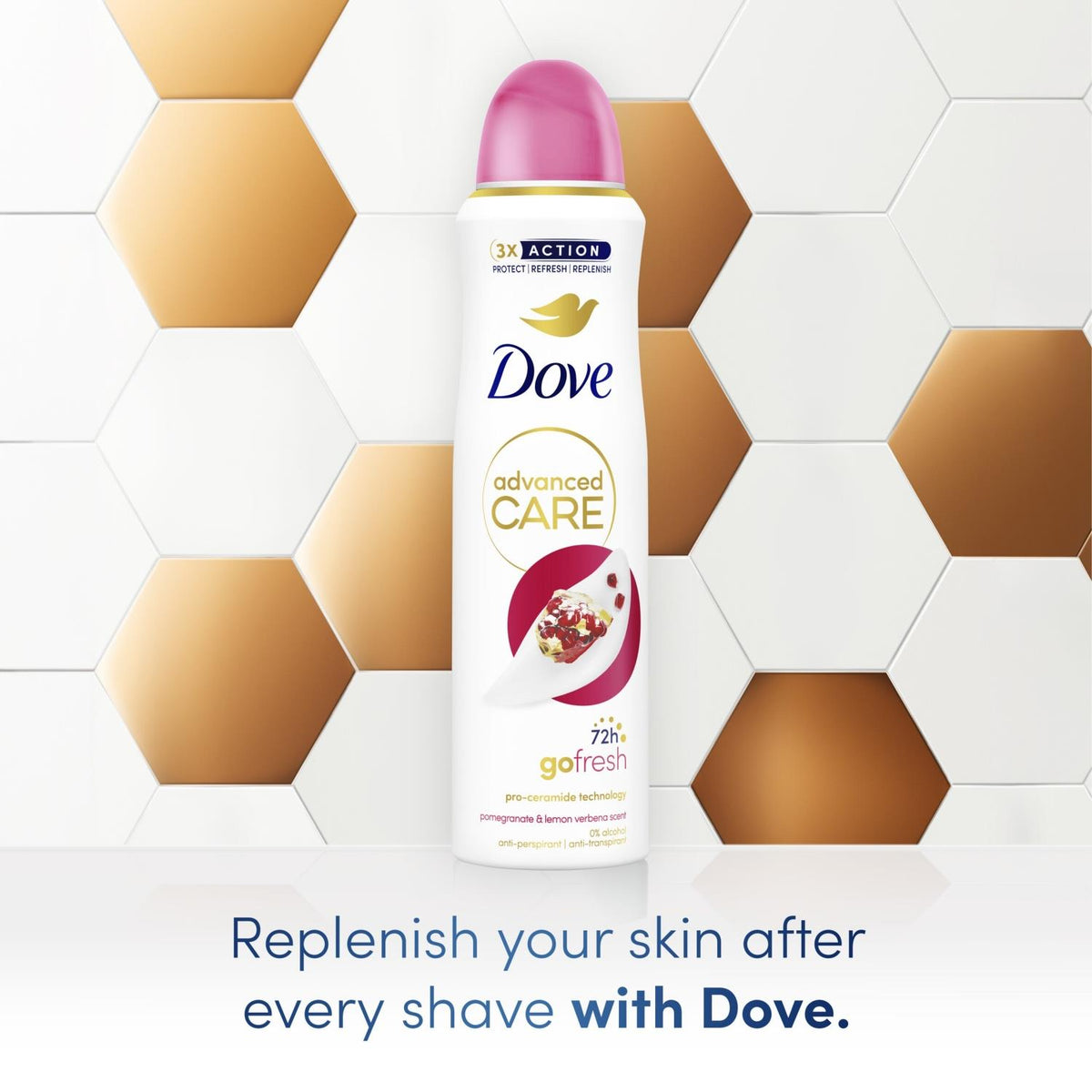 Antiperspirant Deo Go Fresh Pomegranate 72h Protection, 12 X 200ml