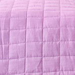 Cotton Quilted Reversible Bedspread | 200cm x 200cm | Purple