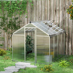 Aluminium Greenhouse With Door And Window