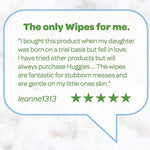 3 Packs Natural Care Pf Baby Wipes Sensitive Unscented 576 Baby Wipes